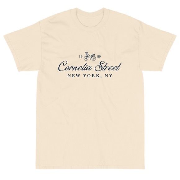 Taylor Swift Tops - Taylor Swift Cornelia Street inspired Off-White T-Shirt size small